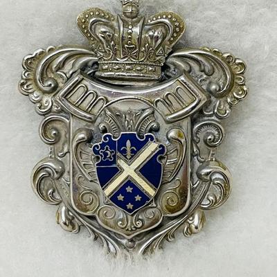 Vintage Rare Heraldic Brooch
