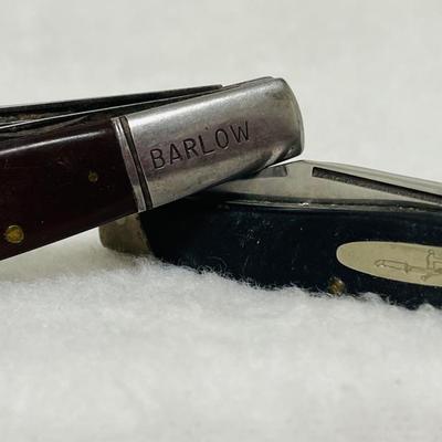 “Barlow” and “Buck” Vintage Pocket Knives