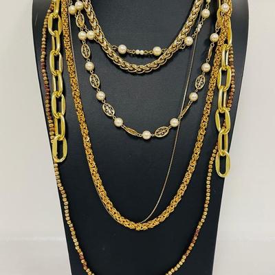 “Napier” Gold-toned Fashion Necklaces and More