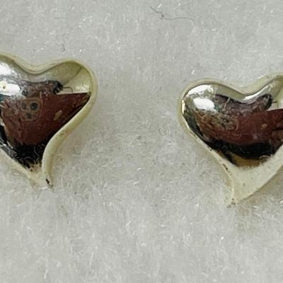 Sterling Silver Heart Earrings