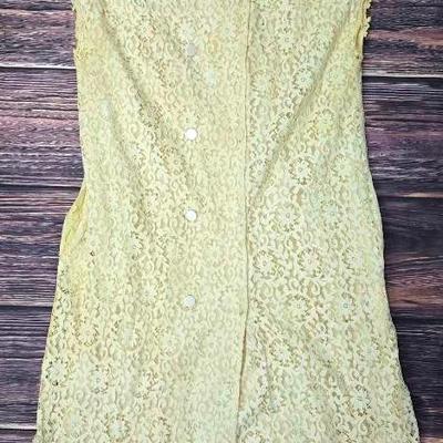 Lace Lined Floral Dress