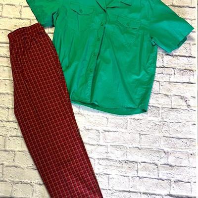 “Karen Scott” Dress Shirt and “Napa Valley” Pants