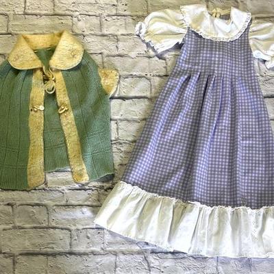 Vintage Children’s Prairie Dress and Sweater