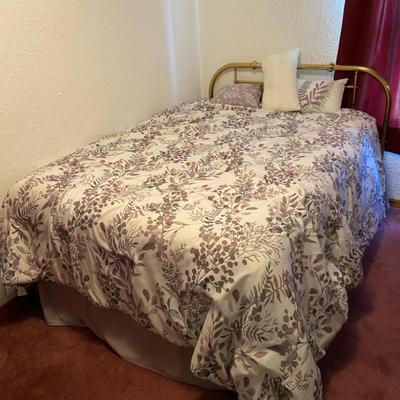Bed Frame with Linens 