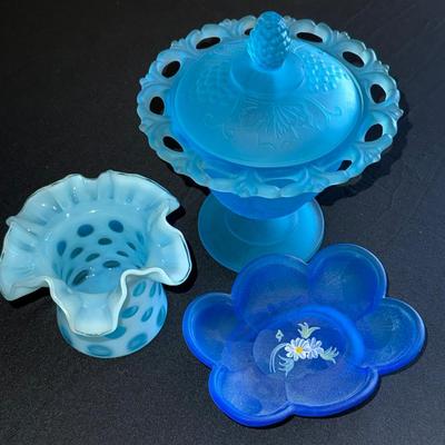 Unique Blue Glass
