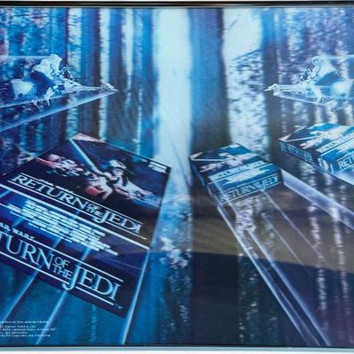 Return of the Jedi 3D Lenticular Poster, 1986
