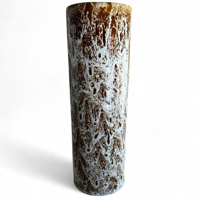 Vintage Pigeon Forge Pottery Tall Cylinder Vase