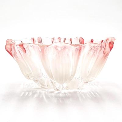 Sylvia-Cranberry Bowl by Walther-Glas, Discontinued