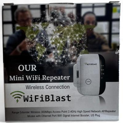 WiFiBlast Mini WiFi Repeater 300Mbps Range Extender