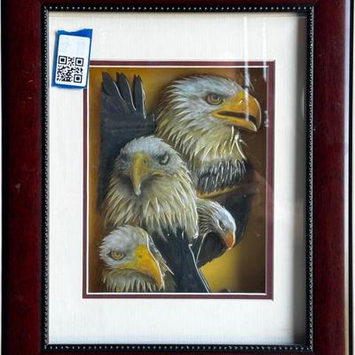 Handmade Resin Artwork Framed