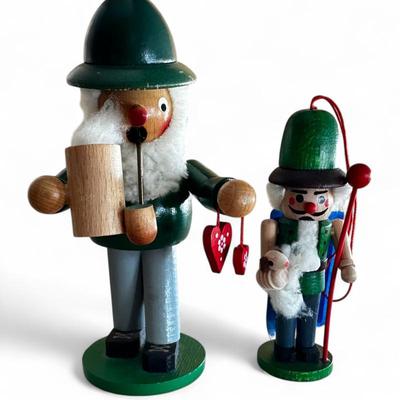 Vintage Steinbach Volkskunst Wooden Figures, Germany