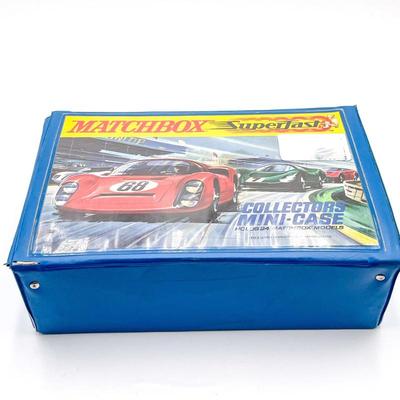 1970 Matchbox Superfast Collector's Mini Case w/ 27 Cars