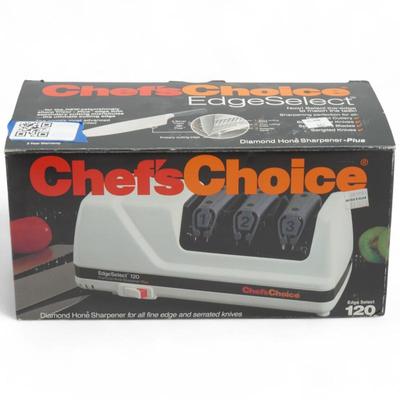 Chef's Choice White 120 Trizor EdgeSelect Knife Sharpener