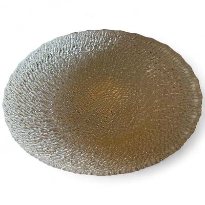 Handmade 6-Inch Mercury Molded Glass Bowl