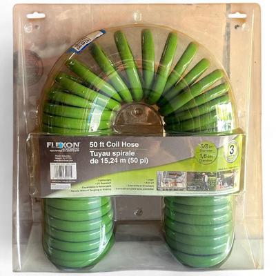 Flexon Coil Hose, 5/8-Inch x 50-Feet, NIB