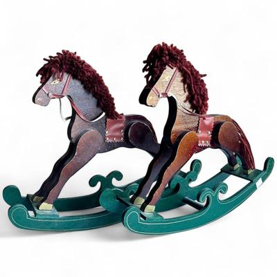 Handmade Wooden Toy Rocking Horses
