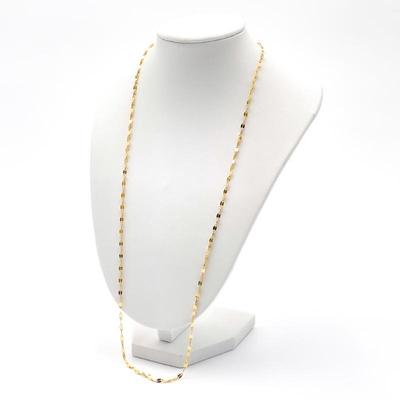 JCM Italy 925 Gold-Tone Necklace with Heart Charm