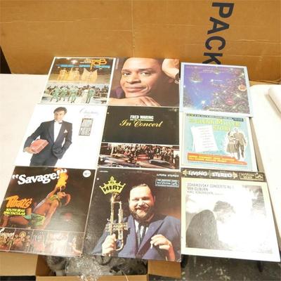 Lot Of 9 Assorted Vinyl Records ft. Mathis, Al Jarreau, Diana Ross + More