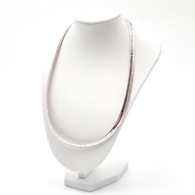 925 Italy Milor Sterling Silver Omega Necklace