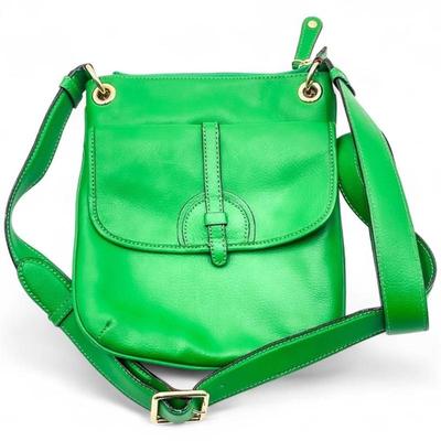 Leather Crossbody Bag w/ Magnetic Closure