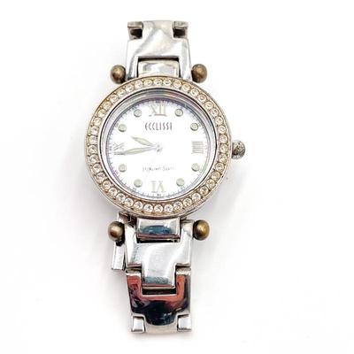 Ecclissi 925 Sterling Silver Watch with Mother of Pearl Dial