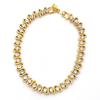 BMNY 24K GP Tennis Bracelet with CZ Stones