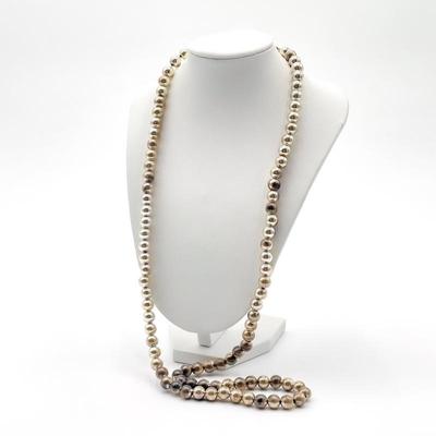 925 Sterling Silver Beaded Necklace