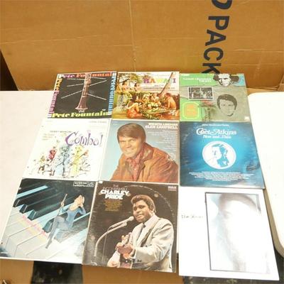Lot Of 9 Assorted Vinyl Records ft. Campbell, Atkins, Herb Alpert + More