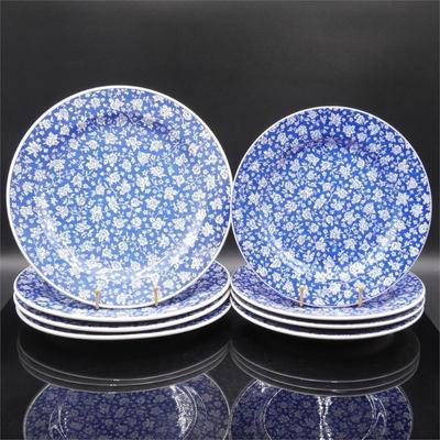 8 Pc Ceramica Quadrifoglio Plate Set