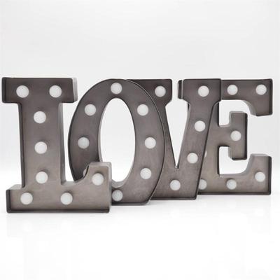 Mr. Christmas Metal LED ‘Love’ Marquee Letters