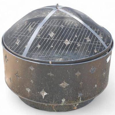 Sale Photo Thumbnail #112: Round Steel Wood-Burning Fire Pit