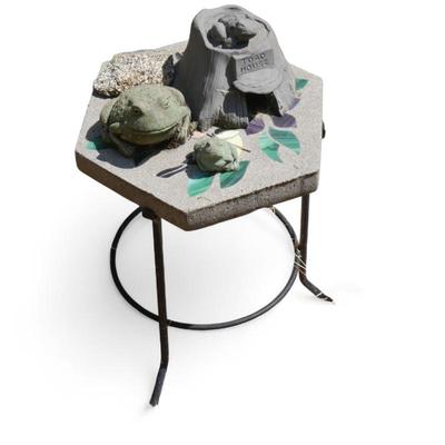 Sale Photo Thumbnail #117: Small Garden Table with Frog Figurines
