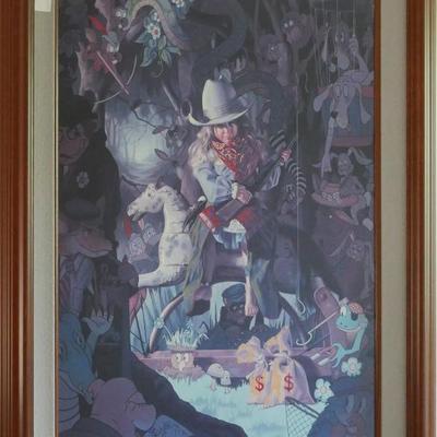 Sale Photo Thumbnail #32: The Lookout by Bob Byerley Signed Framed Print