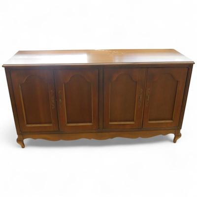 Sale Photo Thumbnail #78: French Provincial Walnut Buffet