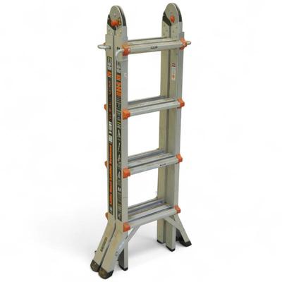 Sale Photo Thumbnail #106: Little Giant Helium Aluminum Articulated Extendable Ladder Model 17