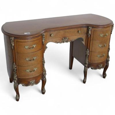 Sale Photo Thumbnail #17: French Provincial Kneehole Vanity