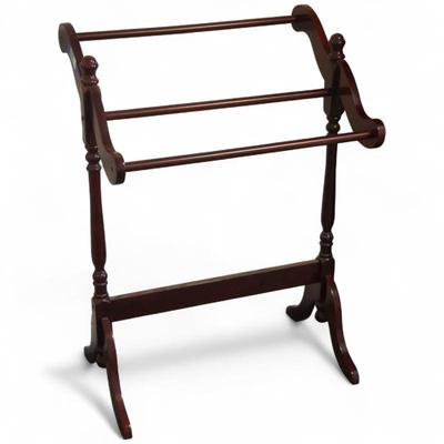 Sale Photo Thumbnail #101: Cherry Victorian-Style Blanket Stand