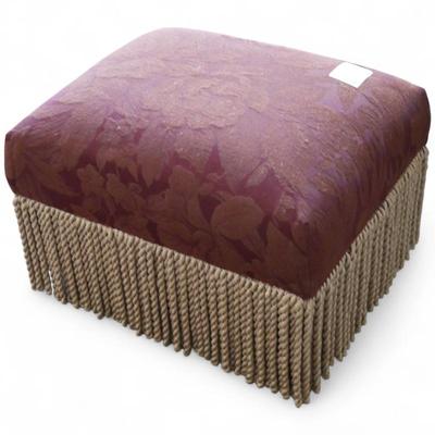 Sale Photo Thumbnail #72: French Country Style Footstool w/ Upholstered Seat