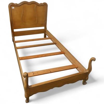 Sale Photo Thumbnail #39: Vintage French Provincial Style Twin Bed Frame