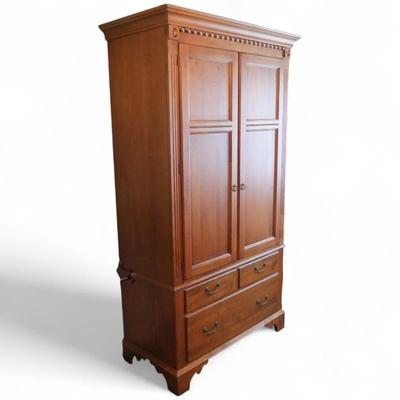 Sale Photo Thumbnail #11: Ethan Allen Armoire w/ Storage Drawers