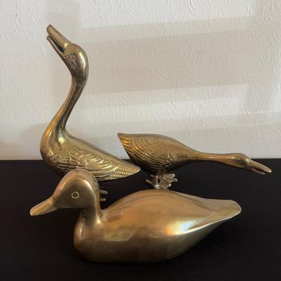 Brass Duck and Geese