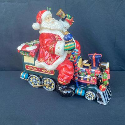 Santa On A Train