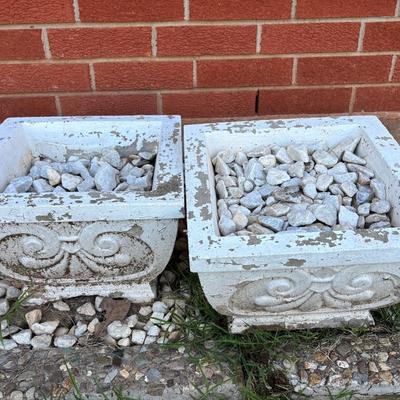 A Pair Of Square Pots