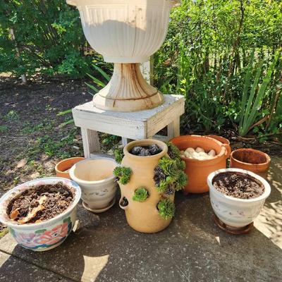 Table And Pots