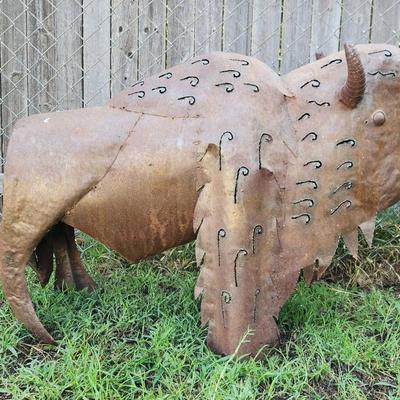 Scrap Art Bison