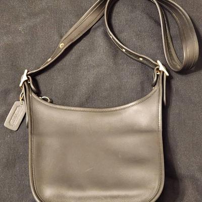 Black Leather Coach