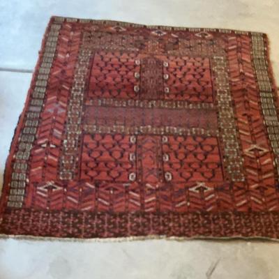 Vintage Turkish Rug 4' x 5'