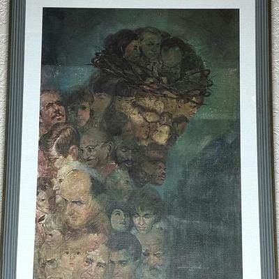 IN HIS IMAGE Painting By William Zdniak ca 1973