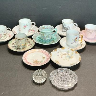 Assorted Porcelain Cups And Saucers