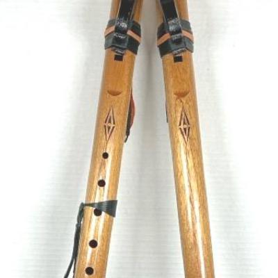 Native American Styled Double Drone Flute